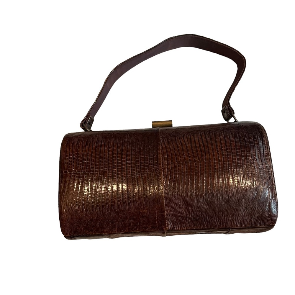 Vintage Ideal Snakeskin Small Carry Purse.